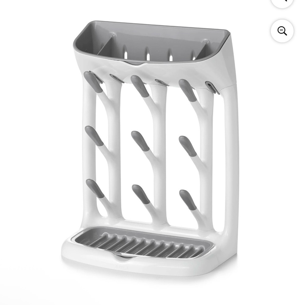 White Bottle drying rack